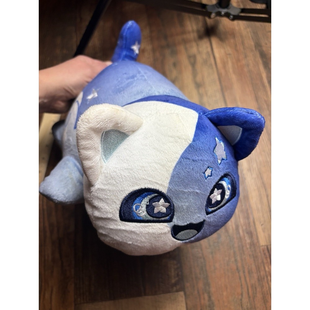 BIG Aphmau MeeMeows Moon Cat 11" Plush Celestial Collection Clouds Embroidered